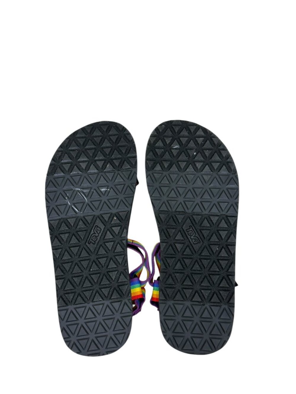 NWOT Teva Original Universal Rainbow Pride Strappy Water Sandals Men's Size 12 - Picture 6 of 7